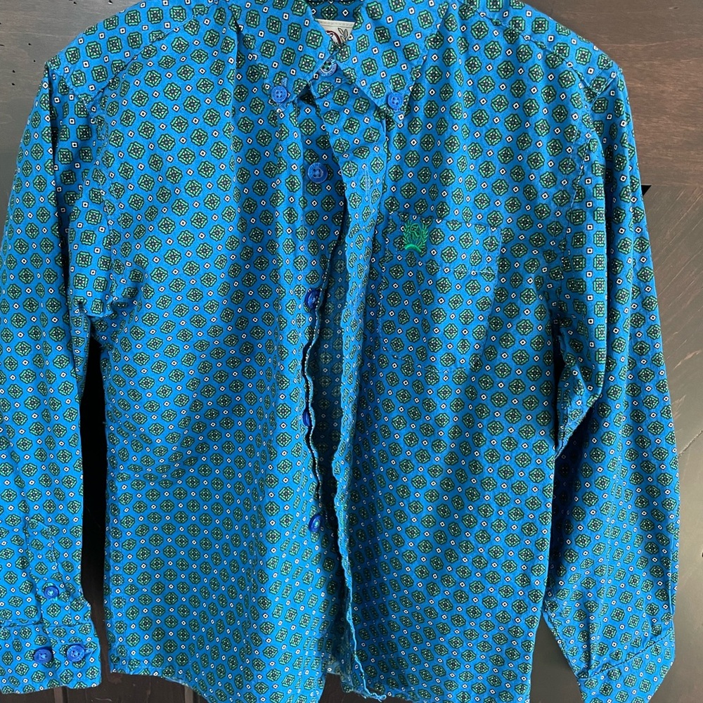 Cinch boys button down shirt